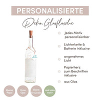 Personalisierte Lichterflasche "My Family #2"