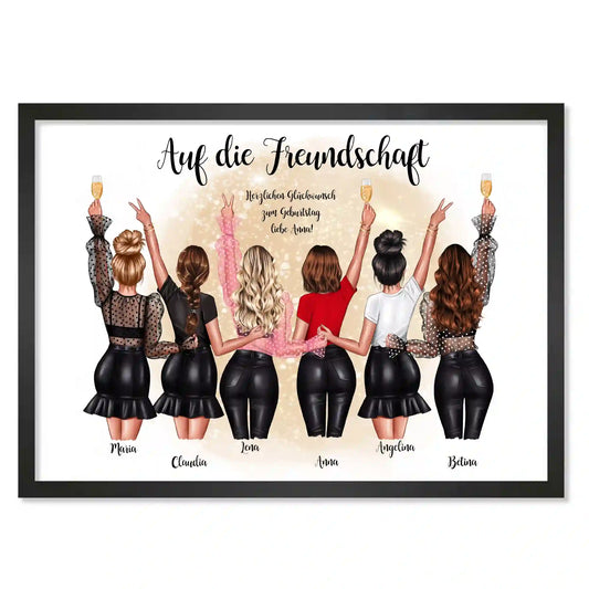 Personalisiertes Poster "Beste Freundin #1"