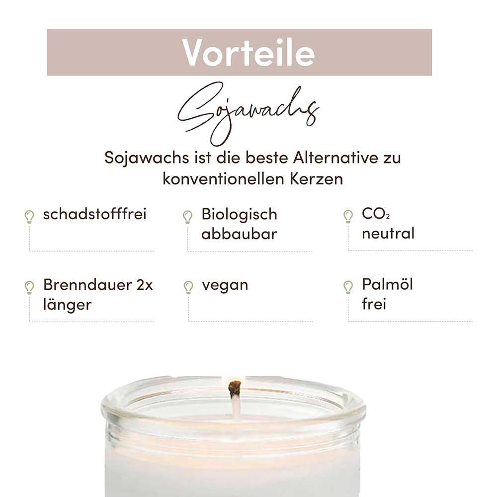 Personalisierte Duftkerze "Geburtsblume"