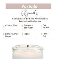 Personalisierte Duftkerze "Geburtsblume"