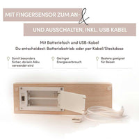 Personalisierte LED-Lampe aus Acrylglas "Fotocollage #2"