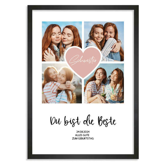 Personalisiertes Poster "Fotocollage #2"