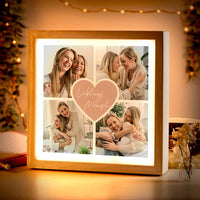 Beleuchteter Bilderrahmen inkl. personalisiertem Bild "Fotocollage #2"