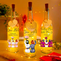 Personalisierte Lichterflasche "Junggesellenabschied JGA #1"