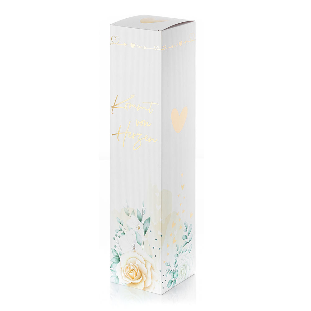 Geschenkverpackung für Flaschen | passend zu unseren Lichterflaschen | Goldprint-Veredelung