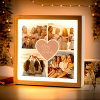 Beleuchteter Bilderrahmen inkl. personalisiertem Bild "Fotocollage #2"