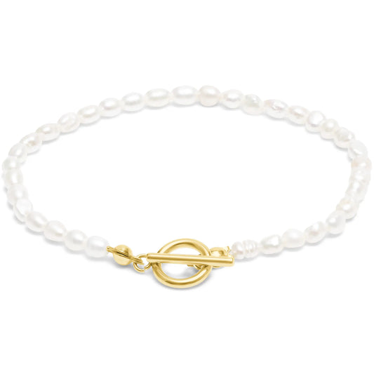 Armband aus echten Süßwasserperlen