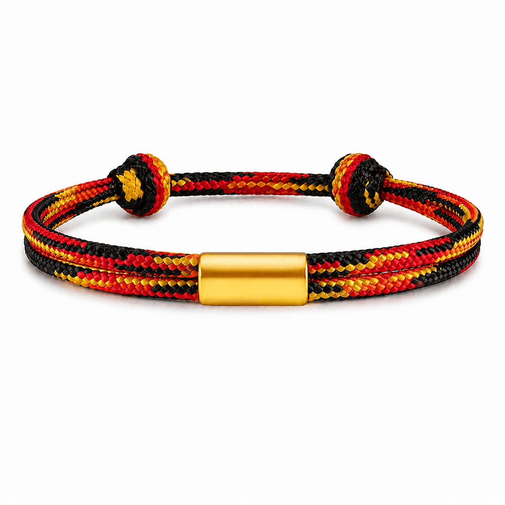 DEUTSCHLAND Segeltau Armband  für Kinder & Erwachsene (nur Text)