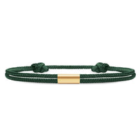 Für Damen: Dezentes Segeltau Armband #3 mit Wunschgravur