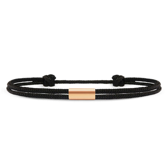 Für Damen: Dezentes Segeltau Armband #3 mit Wunschgravur