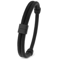 Für Herren: Segeltau Armband #4 mit Wunschgravur