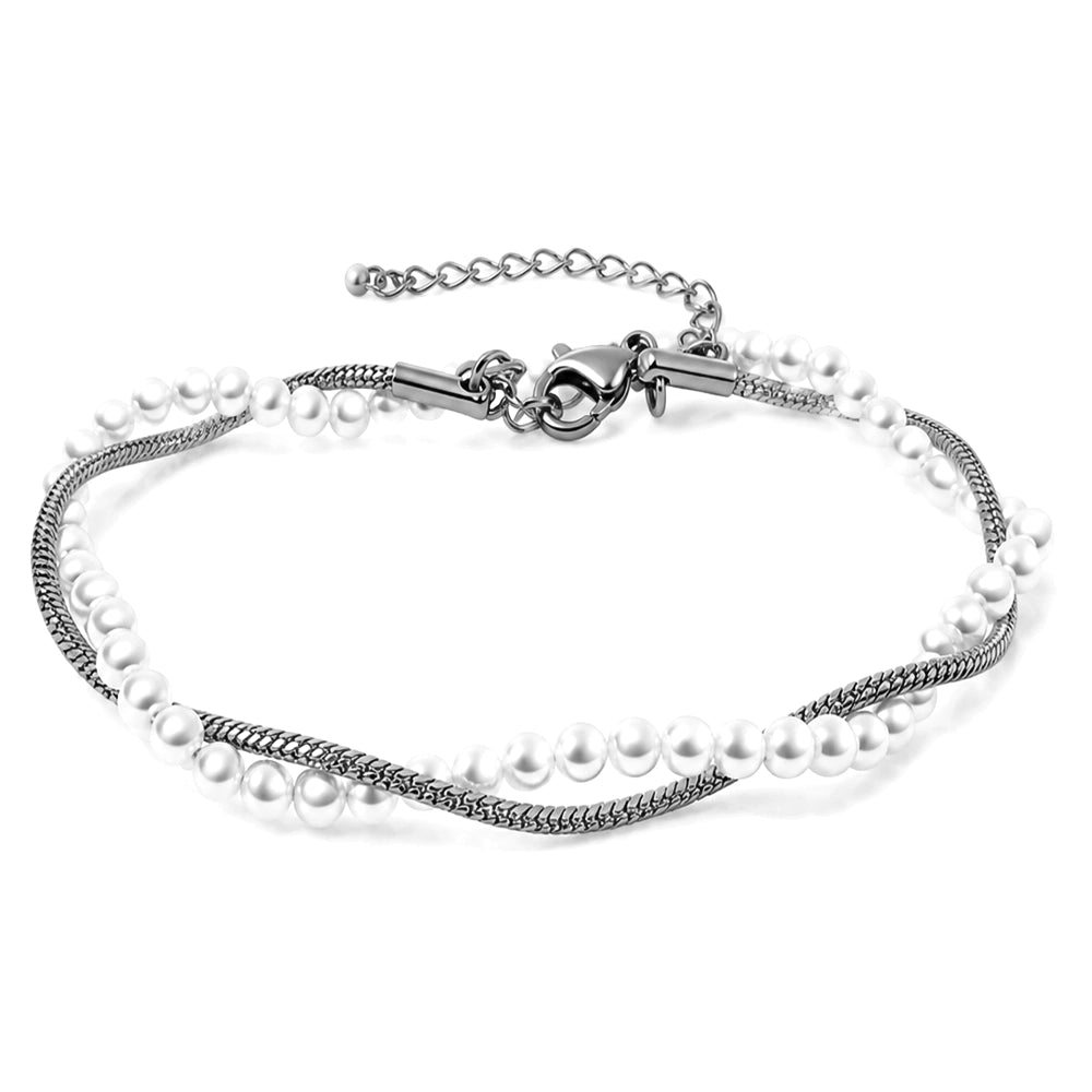 Sommer-Armband mit Kunstperlen