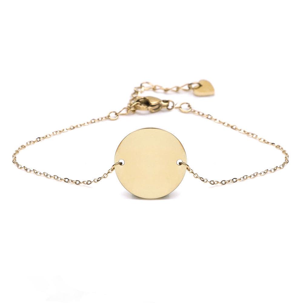 Gravur-Armband mit Memory-Coin