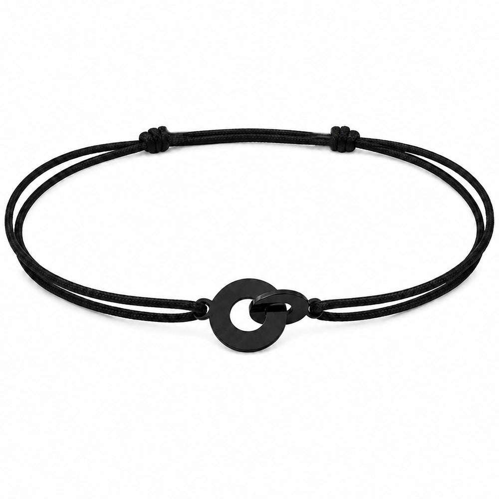 Für Herren & Damen: Segeltau-Gravur-Armband "together forever"