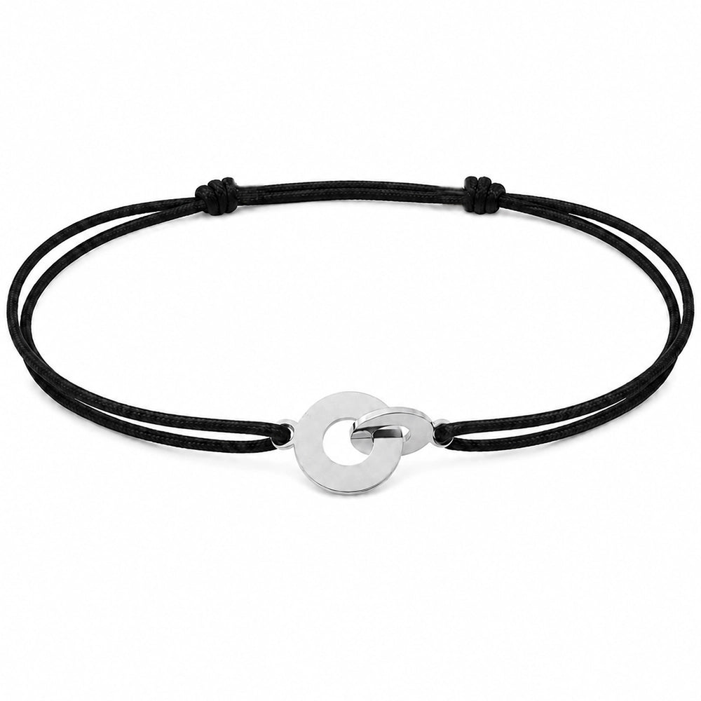 Für Herren & Damen: Segeltau-Gravur-Armband "together forever"