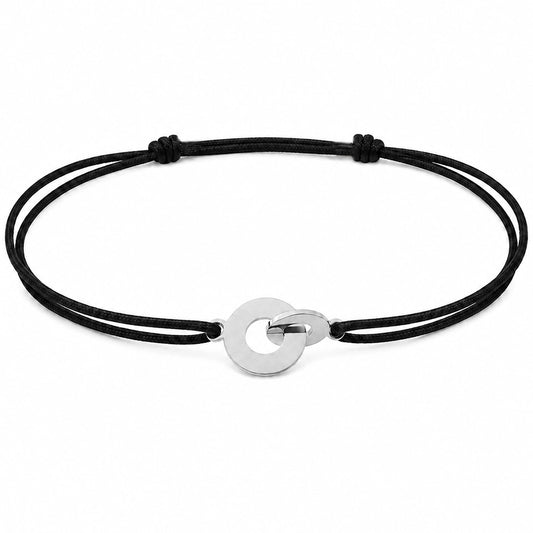 Für Herren & Damen: Segeltau-Gravur-Armband "together forever"