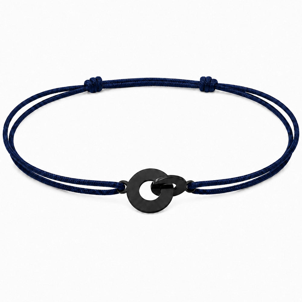 Für Herren & Damen: Segeltau-Gravur-Armband "together forever"