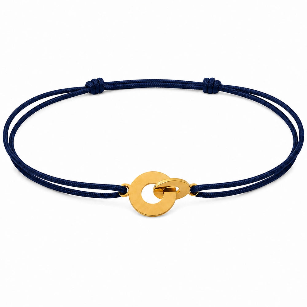 Für Herren & Damen: Segeltau-Gravur-Armband "together forever"