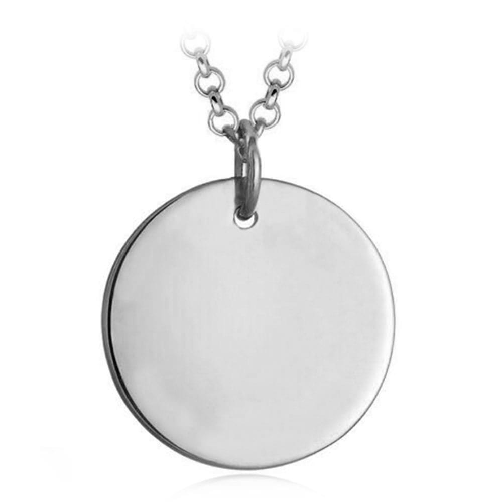 Coin-Halskette für Bild-Gravur