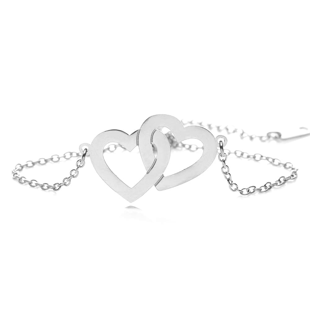 Gravur-Armband "vereinte Herzen"