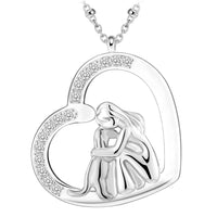 Herz-Halskette mit Gravur "I ♥ mein Hündchen" | Personalisiertes Geschenk | Haustier | Herrchen | Frauchen