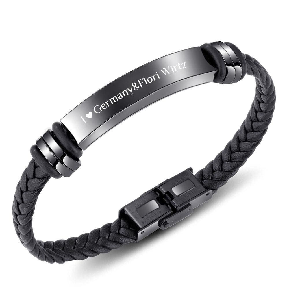 Fußball-Gravur-Armband