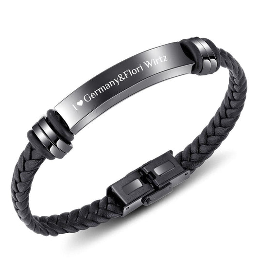 Fußball-Gravur-Armband