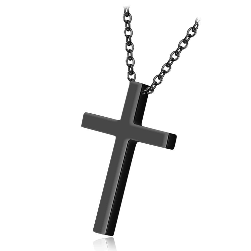 Für Damen & Herren: Halskette mit einem Gravur-Kreuz