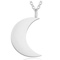 Mond-Halskette mit individueller Wunschgravur