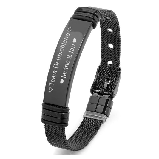 Für Damen & Herren: Deutschland-Gravur-Armband
