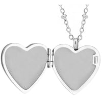 Herz-Fotomedaillon-Halskette "a piece of my heart"
