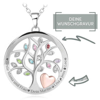 Lebensbaum Gravur-Halskette "Liebe"