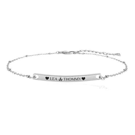 Dezentes Armband für eine individuelle Wunschgravur