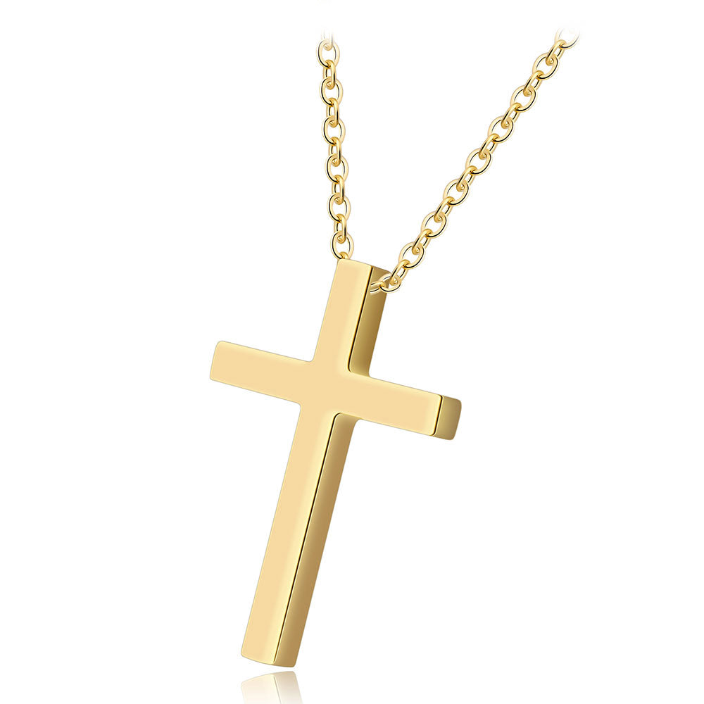 Für Damen & Herren: Halskette mit einem Gravur-Kreuz