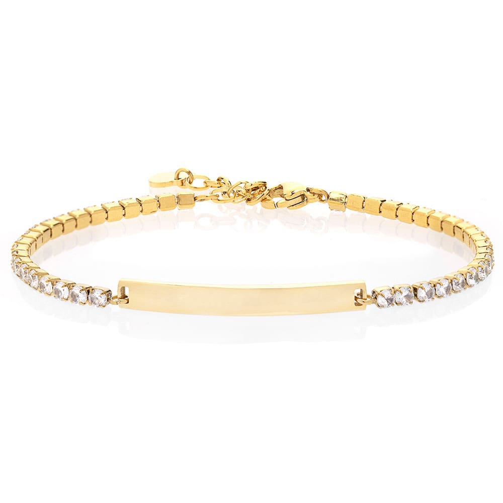 Tennis-Gravur-Armband