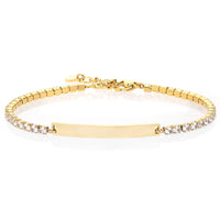 Tennis-Gravur-Armband