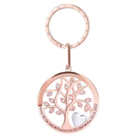 Lebensbaum-Gravur-Schlüsselanhänger "Liebe" | Personalisiertes Geschenk