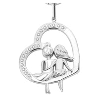 Herz-Schlüsselanhänger mit Gravur "Friends" | Personalisiertes Geschenk | Beste Freundin | Mama | Tochter | Schwester