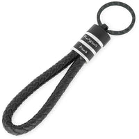 Für Herren: Leder Gravur-Schlüsselanhänger "Papa & Wir" für 2 Gravuren