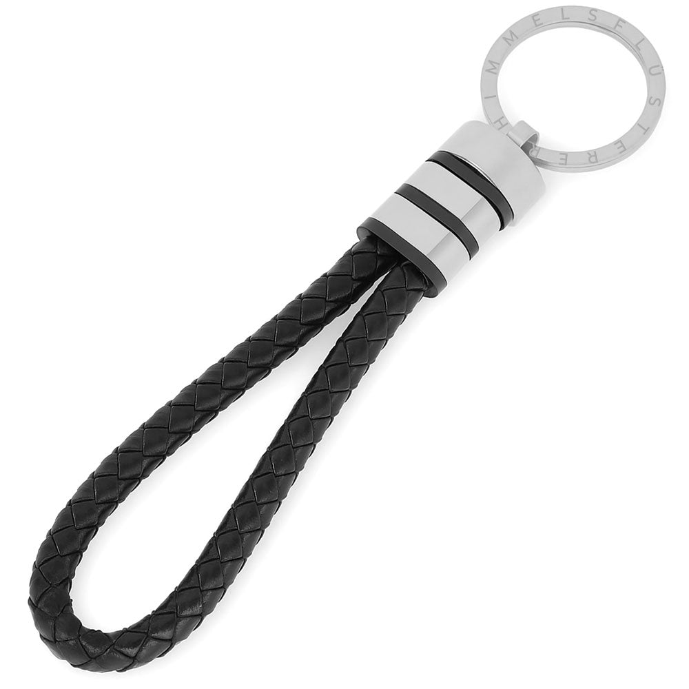 Für Herren: Leder Gravur-Schlüsselanhänger "Papa & Wir" für 2 Gravuren