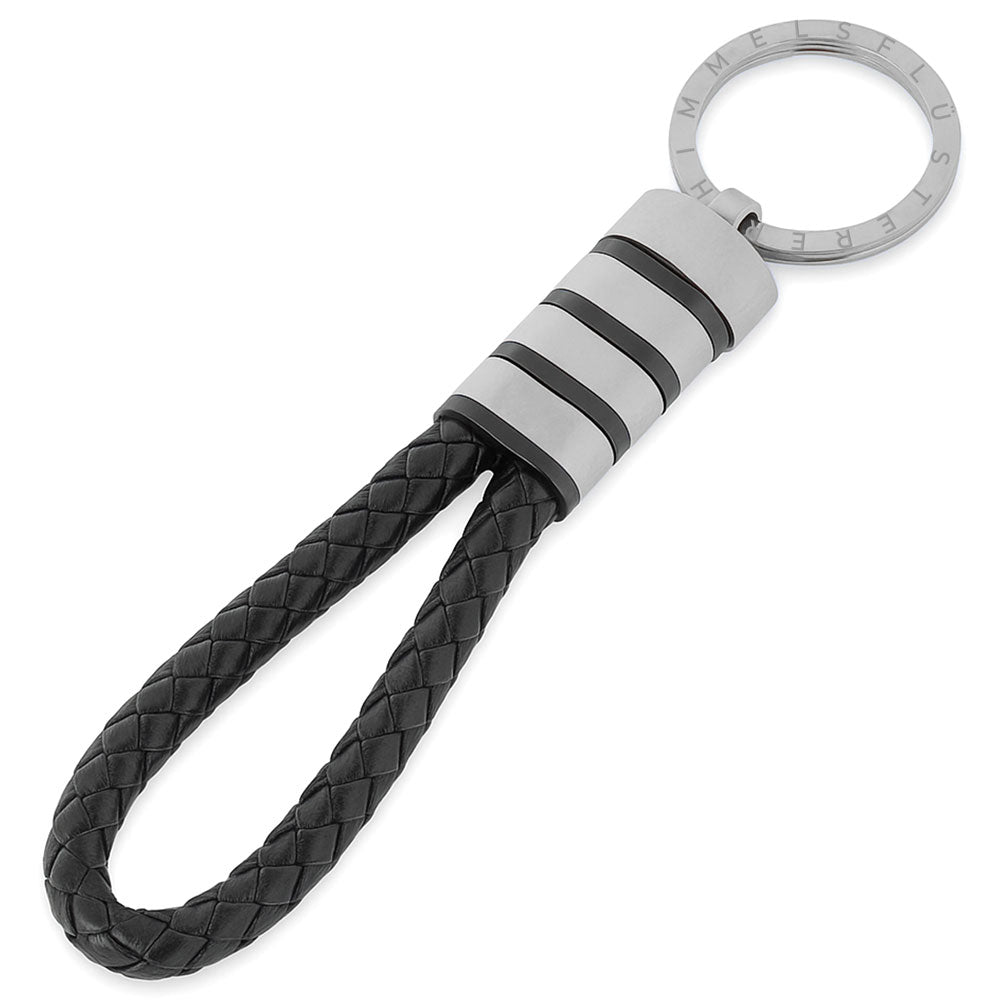 Für Herren: Leder Gravur-Schlüsselanhänger "Papa & Wir" für 3 Gravuren