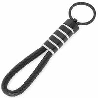 Für Herren: Leder Gravur-Schlüsselanhänger "Papa & Wir" für 4 Gravuren