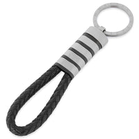 Für Herren: Leder Gravur-Schlüsselanhänger "Papa & Wir" für 4 Gravuren