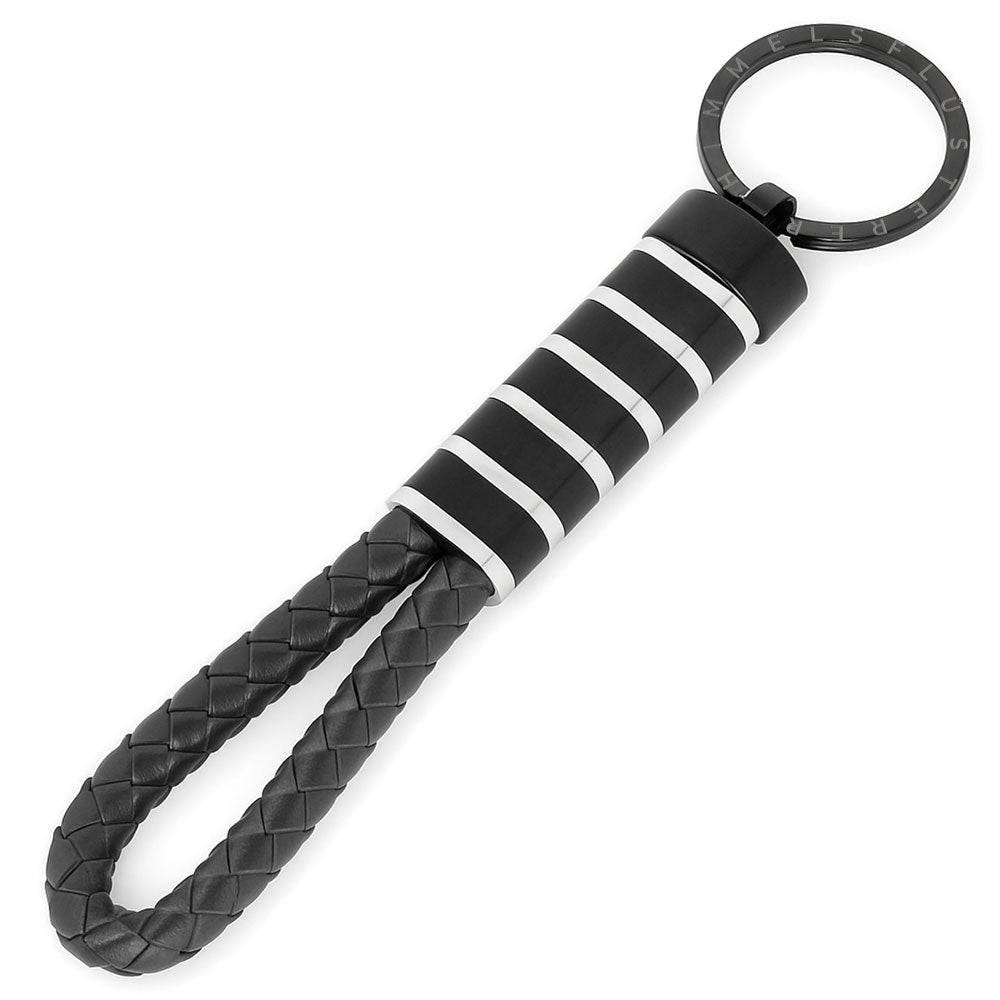 Für Herren: Leder Gravur-Schlüsselanhänger "Papa & Wir" für 5 Gravuren