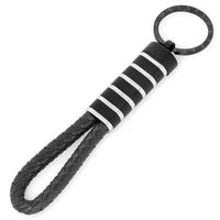 Für Herren: Leder Gravur-Schlüsselanhänger "Papa & Wir" für 5 Gravuren