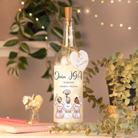 Personalisierte Lichterflasche "Junggesellenabschied JGA #1"