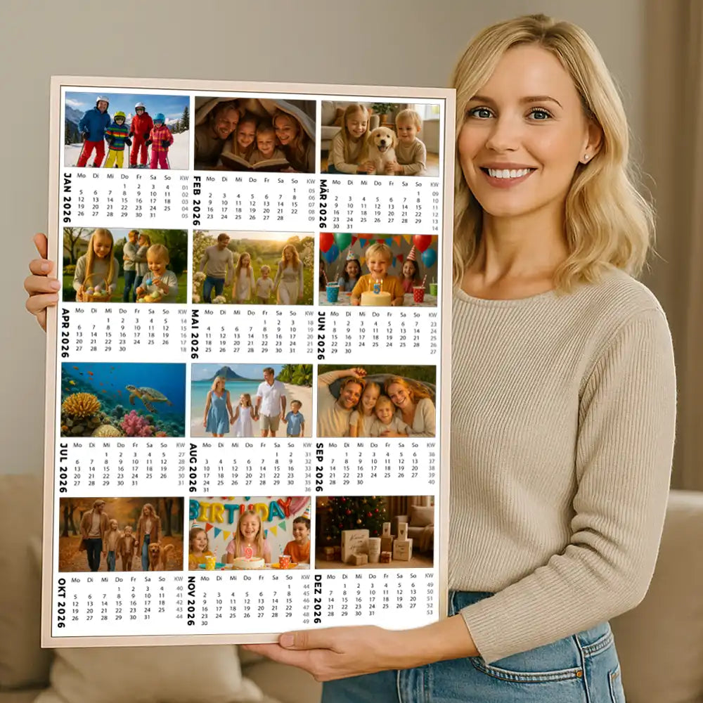 Personalisiertes Wandbild "Mein Kalender"