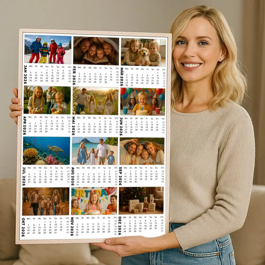 Personalisiertes Wandbild "Mein Kalender 2026"