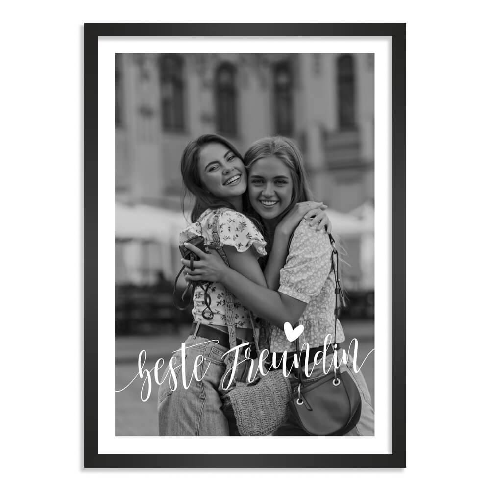 Kunstdruck-Poster Nr. 7 "Foto" als personalisiertes Geschenk mit deinem eigenem Foto