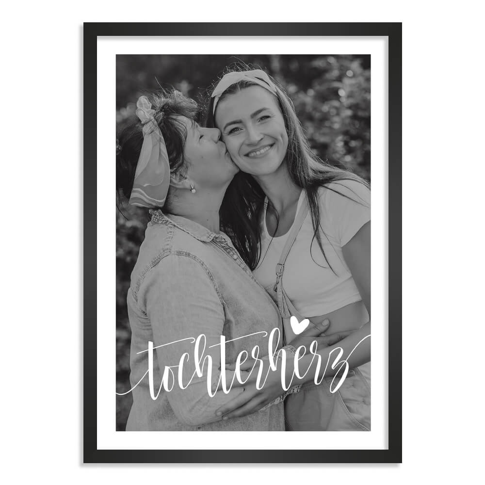 Kunstdruck-Poster Nr. 7 "Foto" als personalisiertes Geschenk mit deinem eigenem Foto